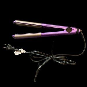 Purple 2-in-1 Hair Styler - Straighter and Curler